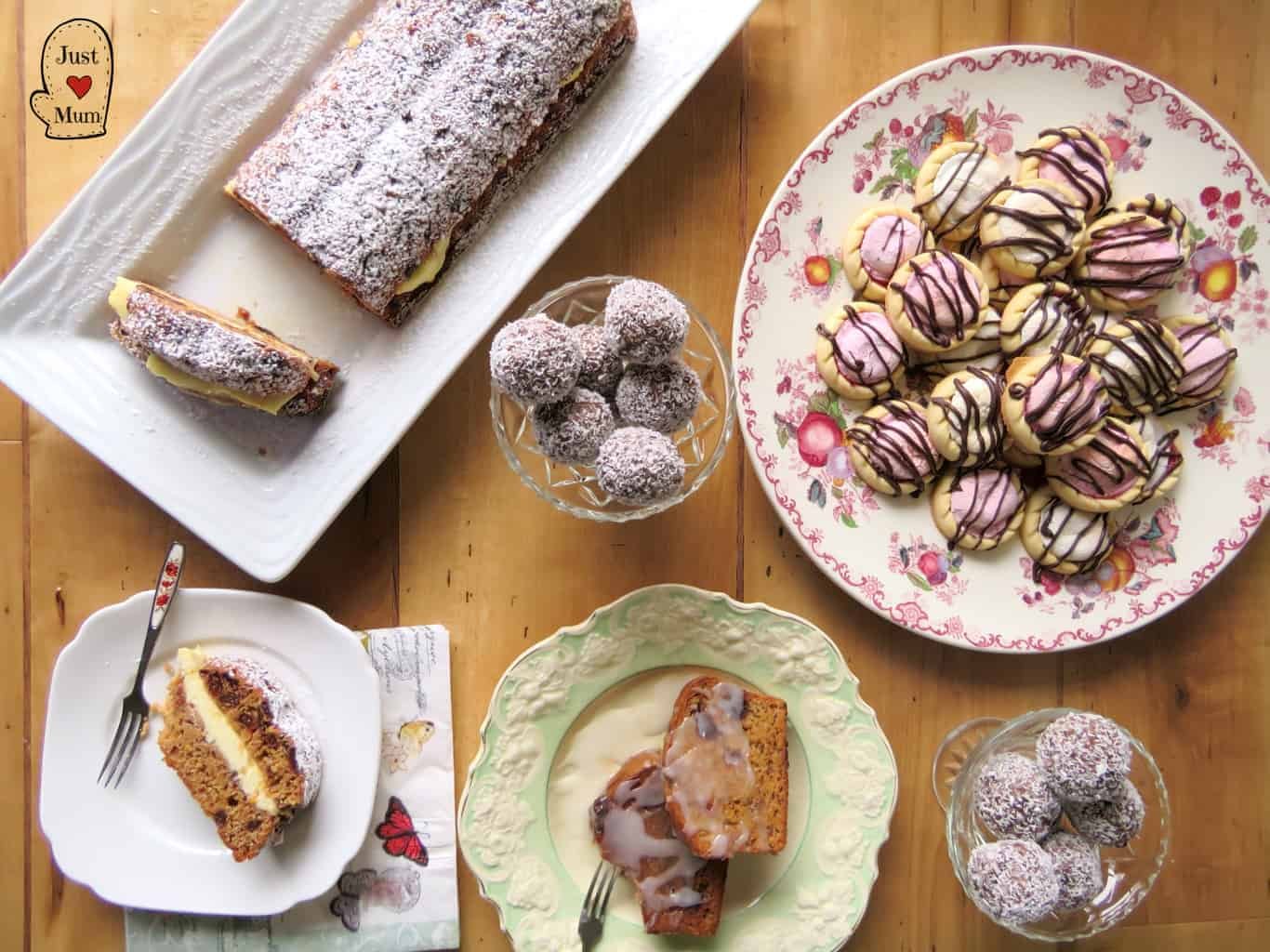Homemade desserts and baked treats